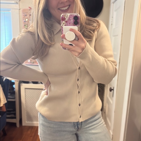 Truth by Republic Sweaters - 💚 Truth By Republic Cream Cardigan